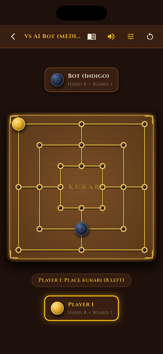 9 Kukari match against the bot
